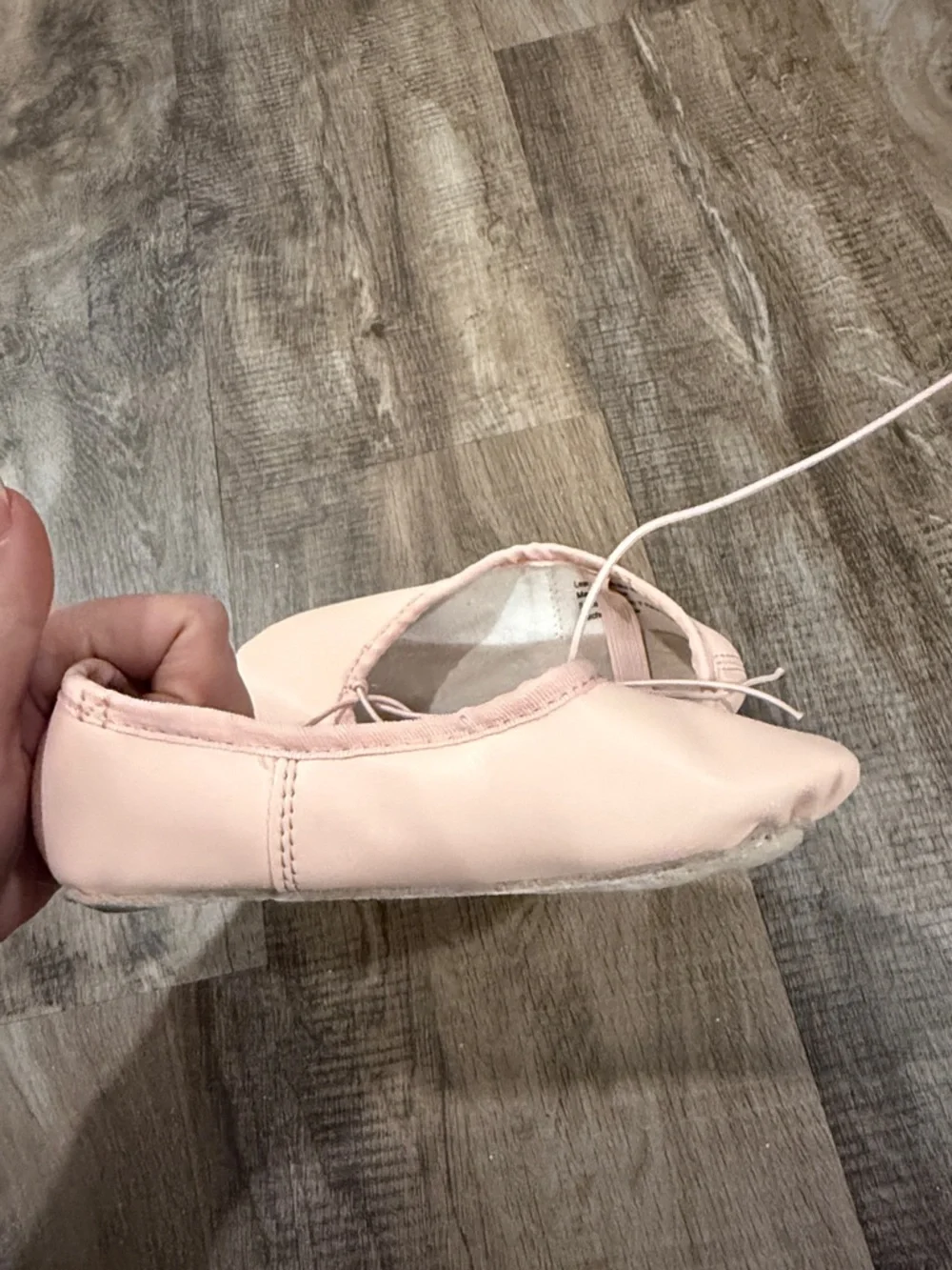 Danskin Pale Pink Kids Ballet Flats with Tie